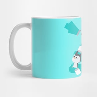 Penguin painting services Mug